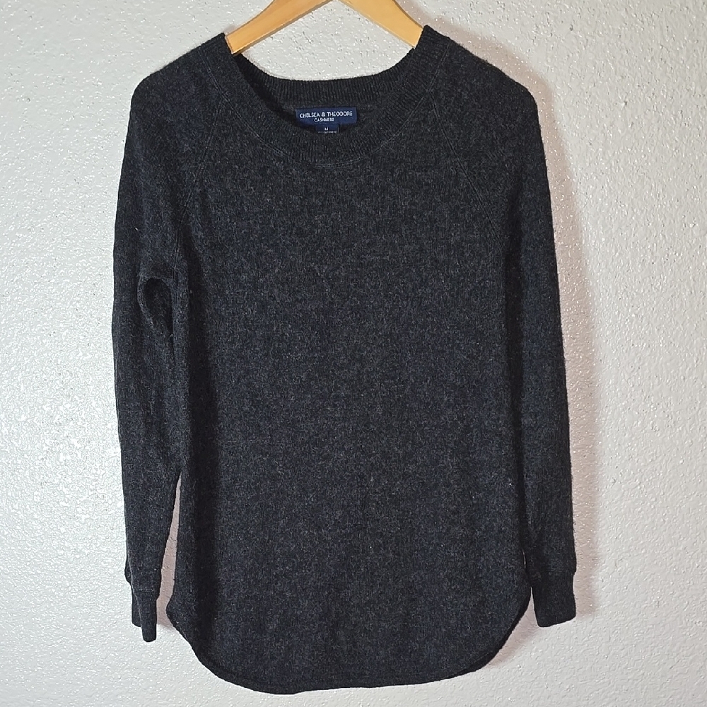 Chelsea And Theodore Charcoal Sweater